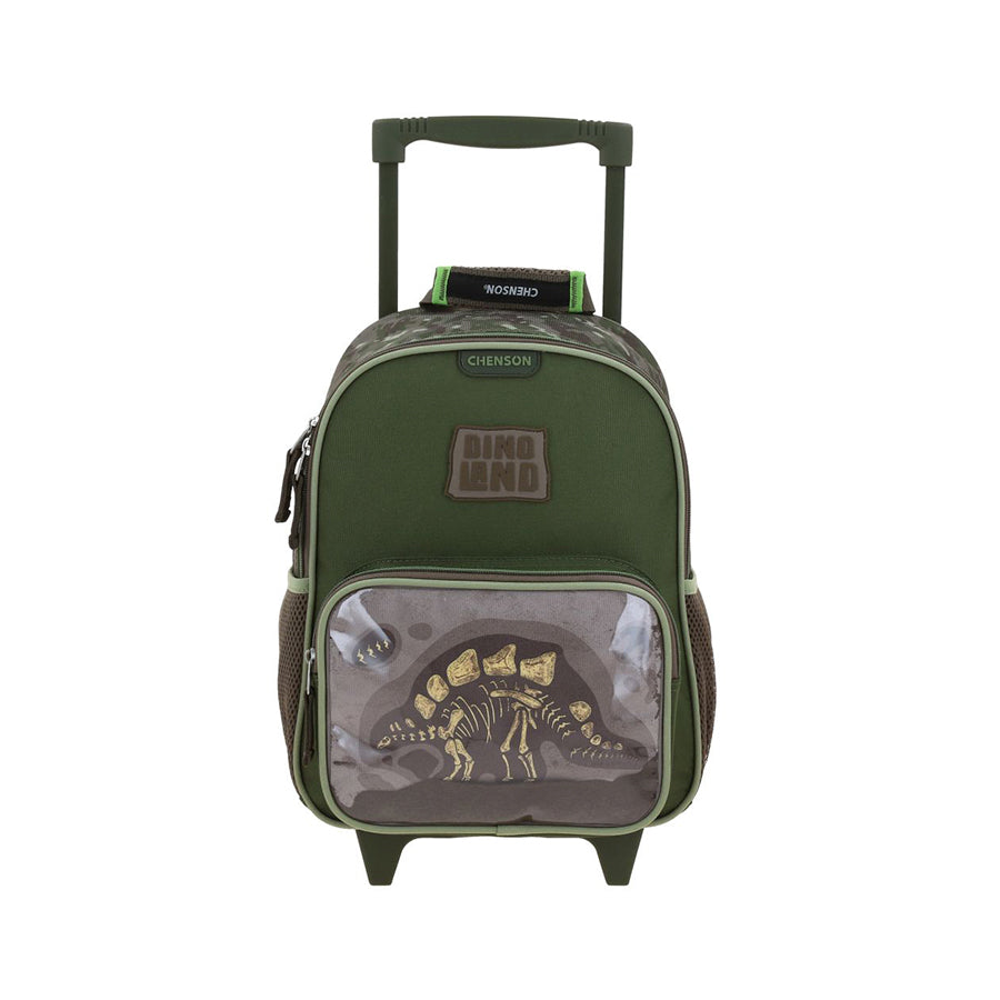 MOCHILA CON RUEDAS CHICA CHENSON VERDE ORIGINAL XPLO CO71169-A