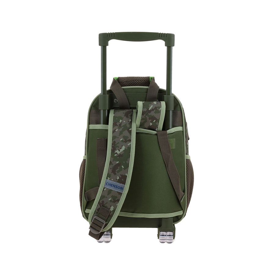 MOCHILA CON RUEDAS CHICA CHENSON VERDE ORIGINAL XPLO CO71169-A