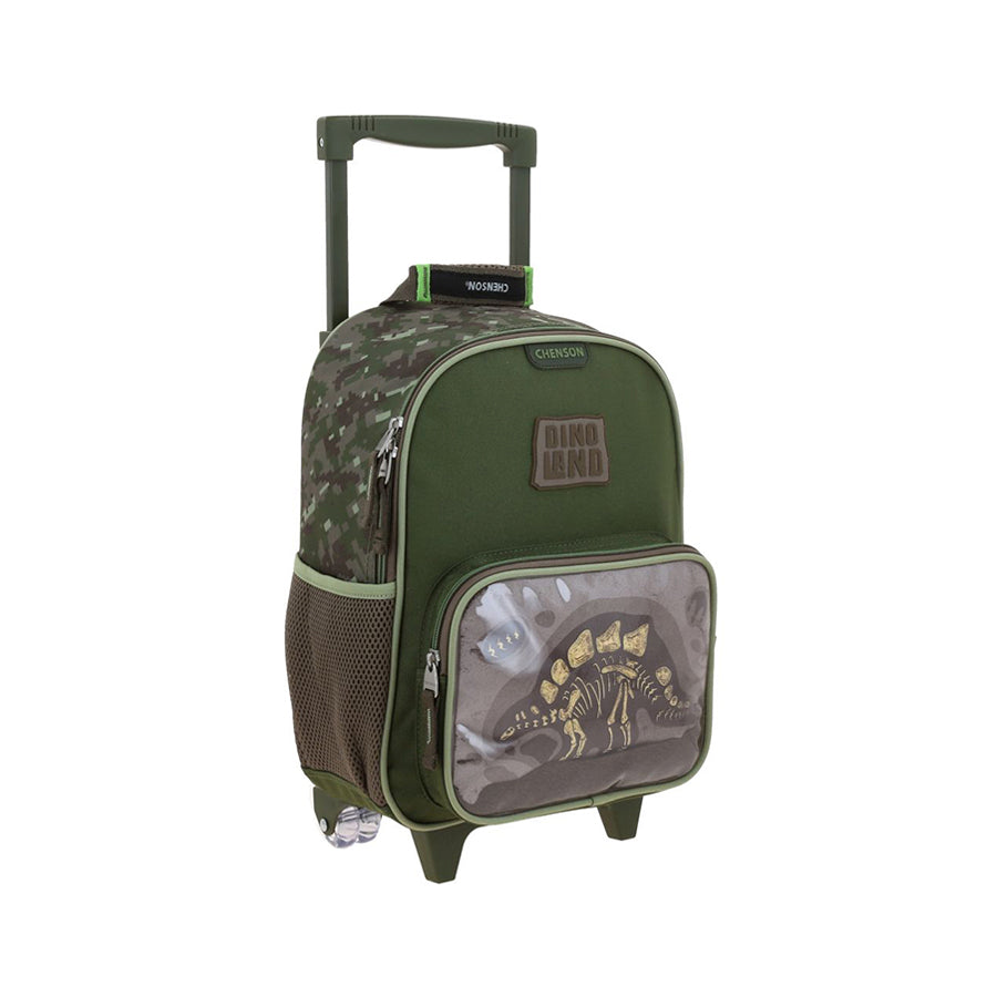 MOCHILA CON RUEDAS CHICA CHENSON VERDE ORIGINAL XPLO CO71169-A