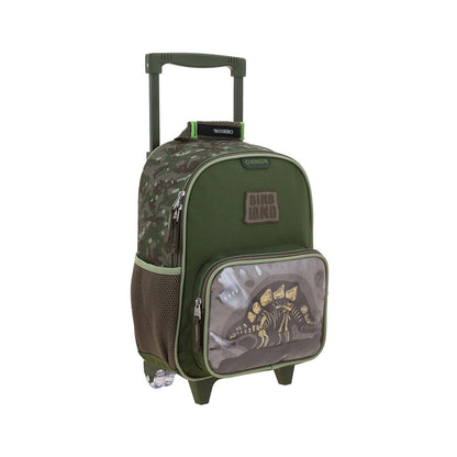 MOCHILA CON RUEDAS CHICA CHENSON VERDE ORIGINAL XPLO CO71169-A