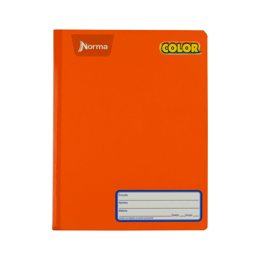 CUADERNO FORMA FRANCESA NORMA COLOR 360 COSIDO 100 HOJAS