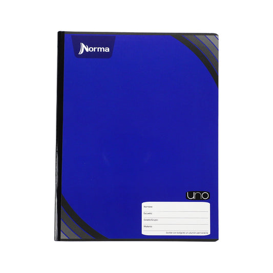 CUADERNO PROFESIONAL COSIDO NORMA UNO CUADRO GRANDE 100 HOJAS