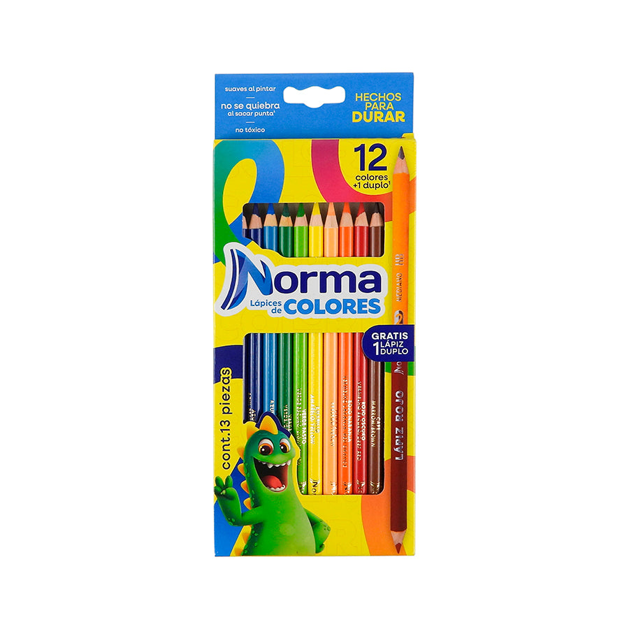 LAPICES DE COLORES NORMA REDONDOS 12 PIEZAS