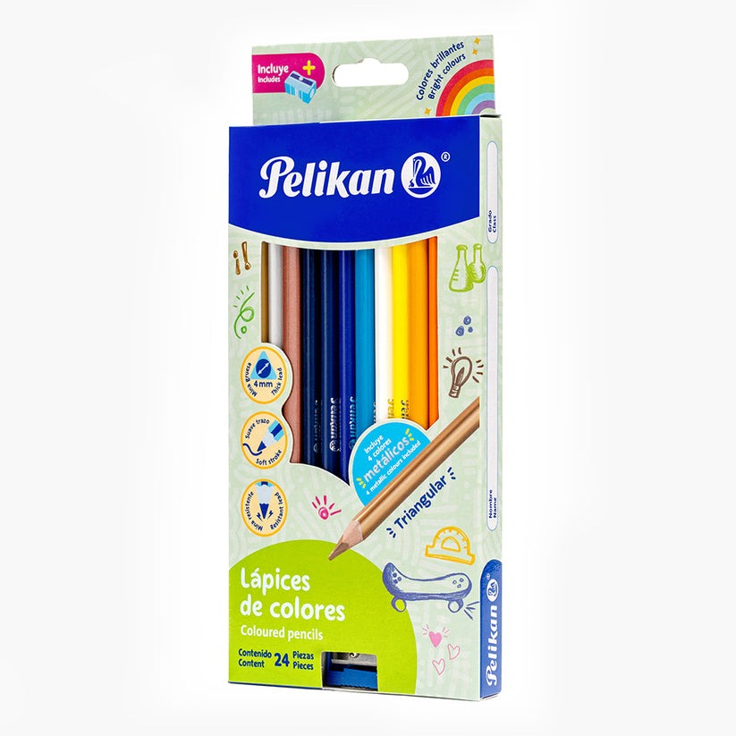 LAPICES DE COLORES T 24 L PELIKAN