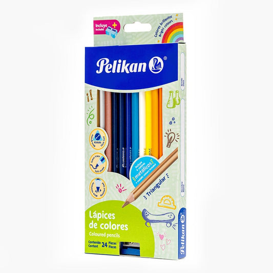 LAPICES DE COLORES T 24 L PELIKAN