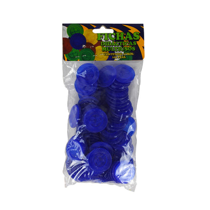 FICHAS DE POKER MEDIANO EL TIGRE 100 PIEZAS