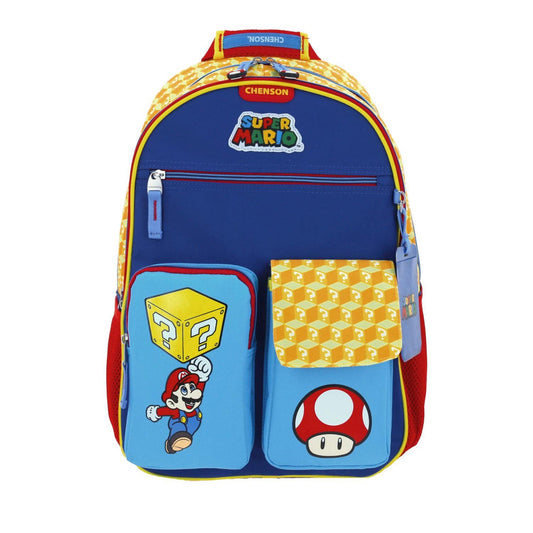 MOCHILA GRANDE CHENSON AZUL MARIO BROS ETHIAN MB66106-9