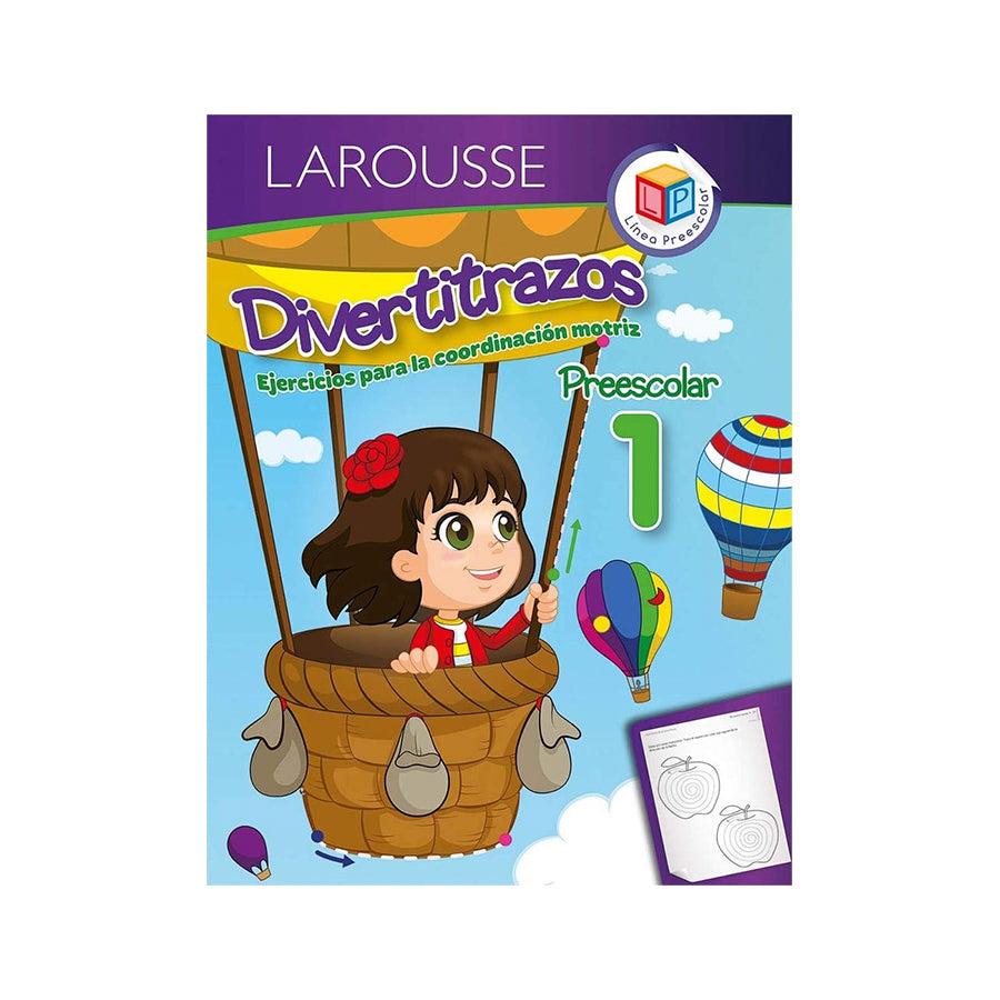 LIBRO DE ACTIVIDADES DIVERTITRAZOS PREESCOLAR LAROUSSE
