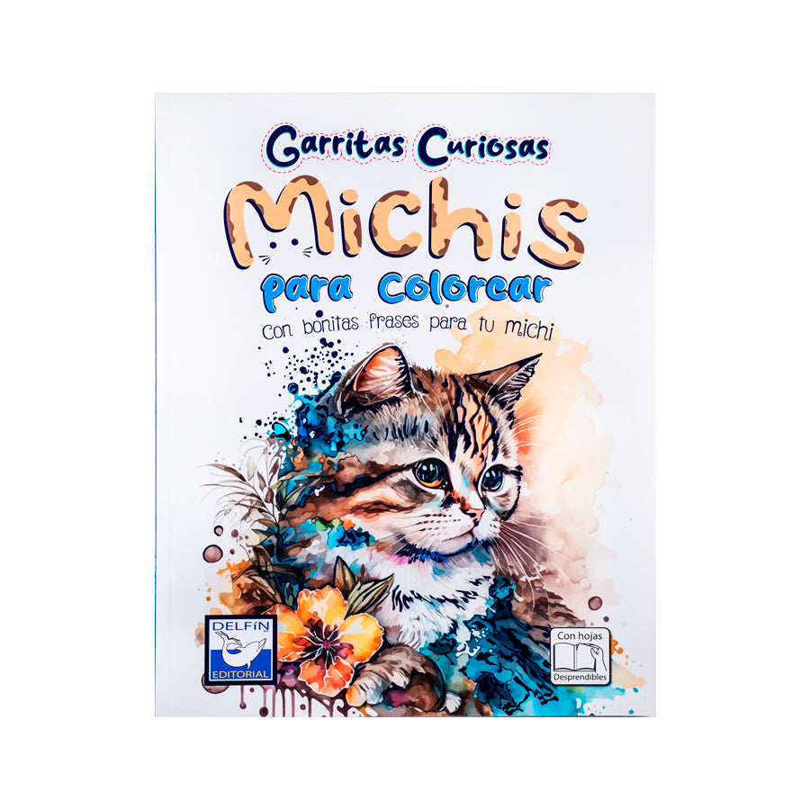 LIBRO PARA COLOREAR GARRITAS CURIOSAS ED. DELFIN