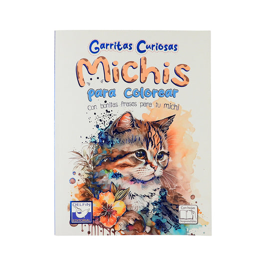 LIBRO PARA COLOREAR GARRITAS CURIOSAS ED. DELFIN