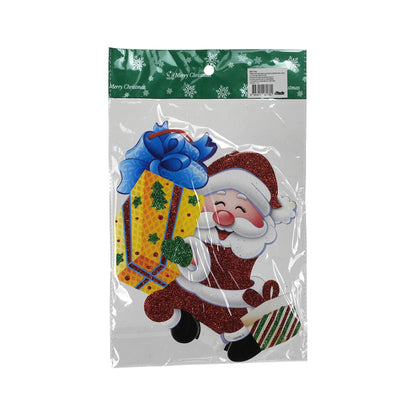 ADORNO NAVIDEÑO SANTA CLAUS C/REGALO 25X20CM