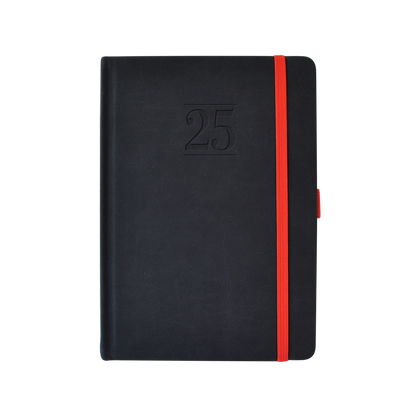 AGENDA DIARIA BLACK TUCSON ULTRA SOFT TOUCH NEGRO DANPEX 2025