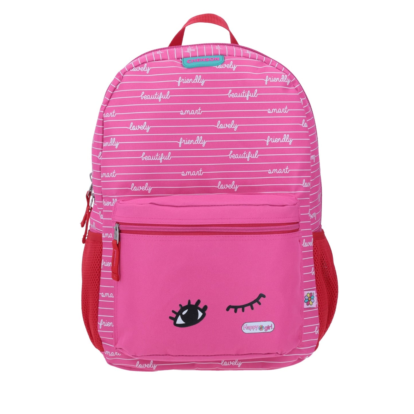 MOCHILA GRANDE CHENSON FUCHSIA HAPPY GIRL IDEL HG64910-F