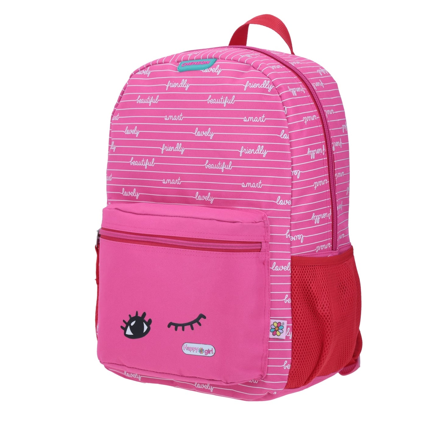 MOCHILA GRANDE CHENSON FUCHSIA HAPPY GIRL IDEL HG64910-F