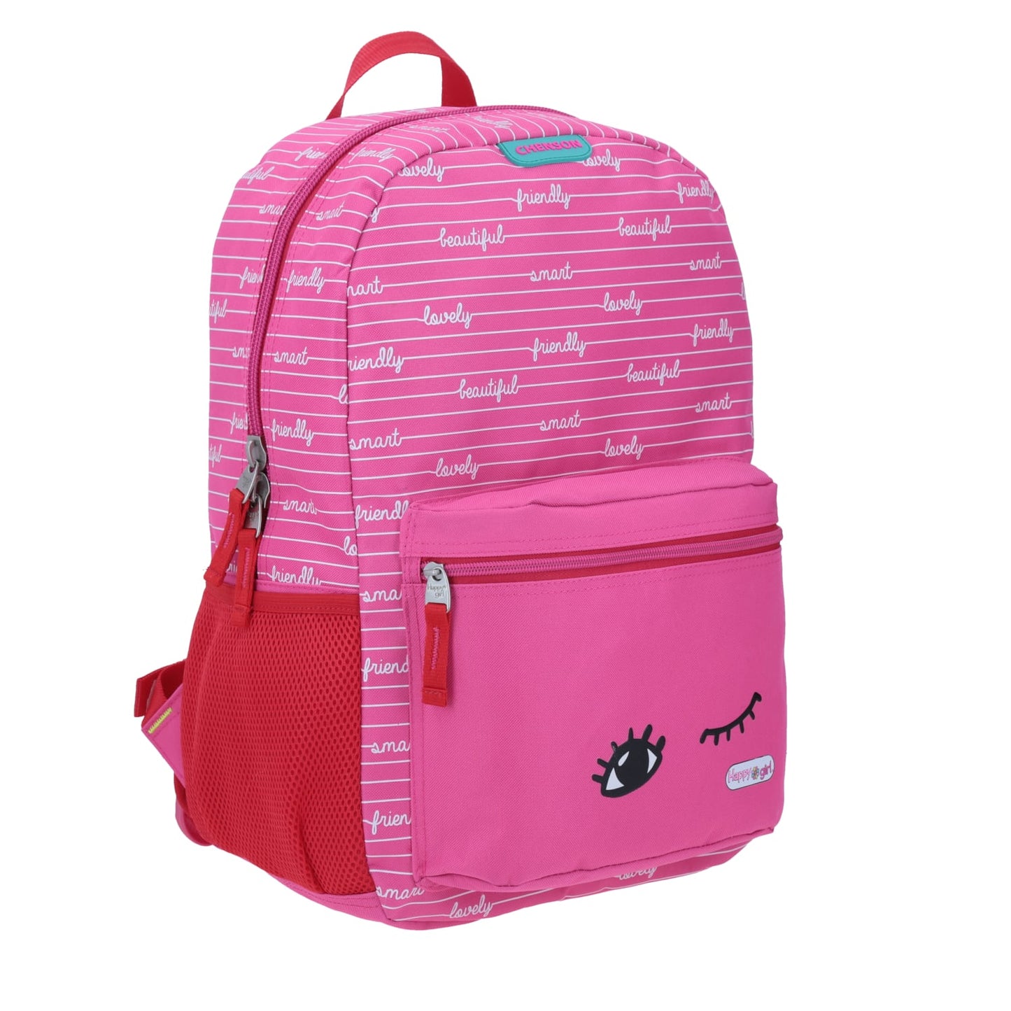 MOCHILA GRANDE CHENSON FUCHSIA HAPPY GIRL IDEL HG64910-F