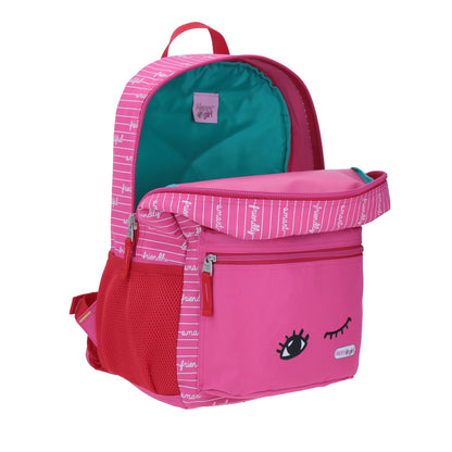 MOCHILA GRANDE CHENSON FUCHSIA HAPPY GIRL IDEL HG64910-F