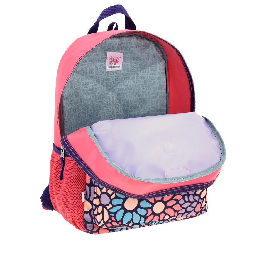 MOCHILA GRANDE CHENSON ROSA HAPPY GIRL TENCIA HG66384-P