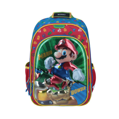 MOCHILA GRANDE CHENSON ROJO MARIO BROS MABOX MB64544-R