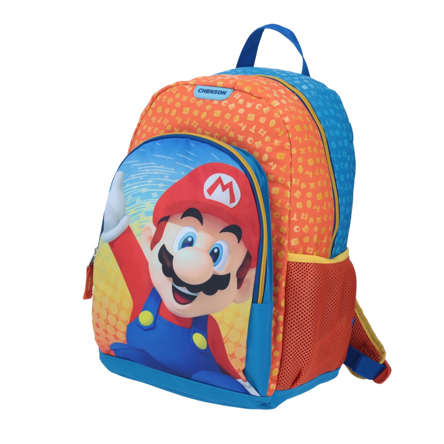 MOCHILA GRANDE CHENSON AZUL MARIO BROS MB65348-9