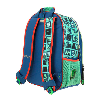 MOCHILA GRANDE CHENSON AZUL MINECRAFT BLIPER MC66007-9