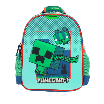 MOCHILA CHICA CHENSON AZUL MINECRAFT BLIPER MC66010-9