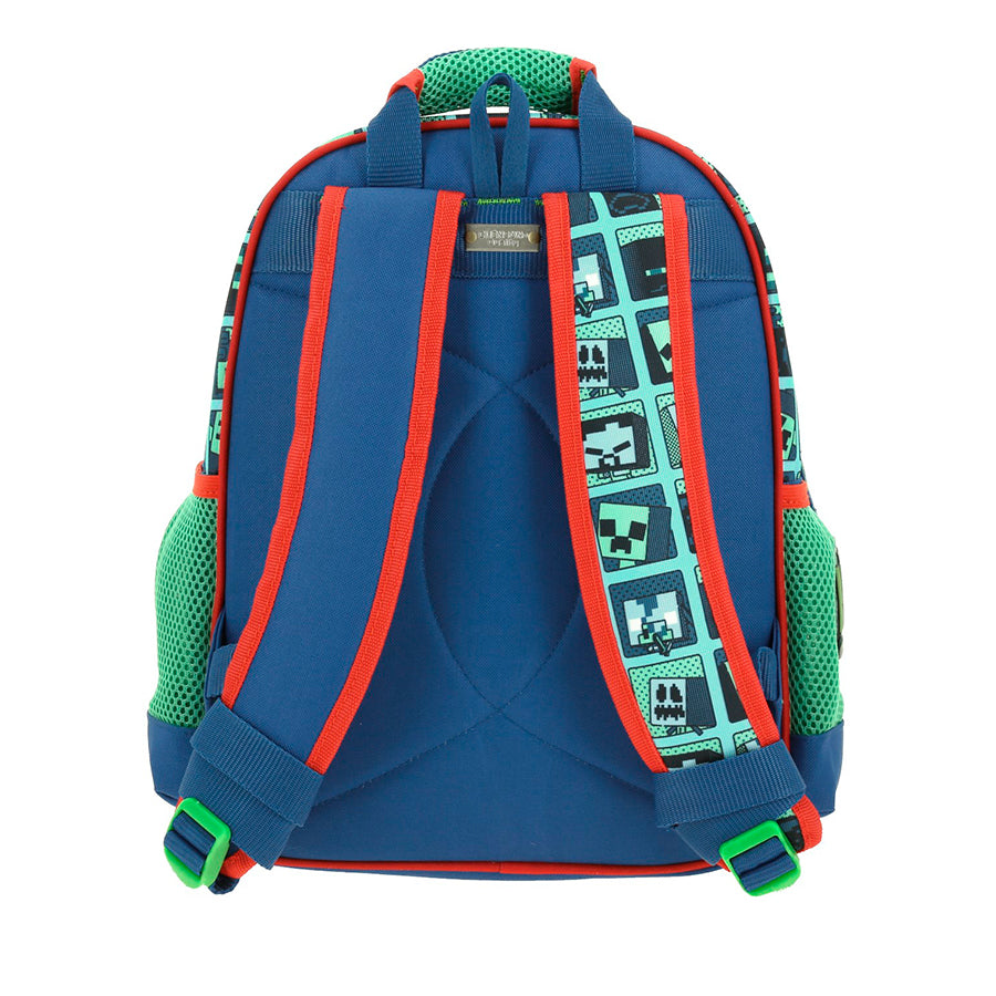 MOCHILA CHICA CHENSON AZUL MINECRAFT BLIPER MC66010-9