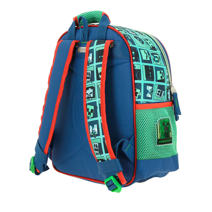 MOCHILA CHICA CHENSON AZUL MINECRAFT BLIPER MC66010-9