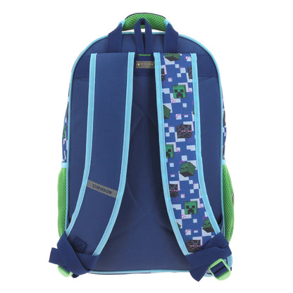 MOCHILA GRANDE CHENSON AZUL MINECRAFT PLORE MC66294-9