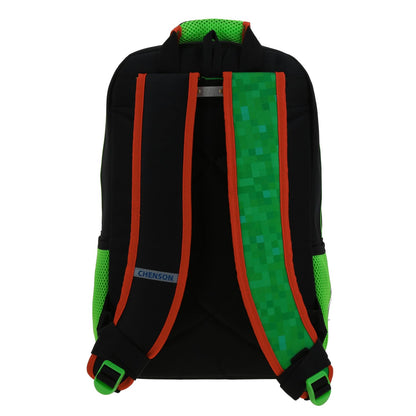 MOCHILA GRANDE CHENSON NEGRO MINECRAFT TILES MC66392-3