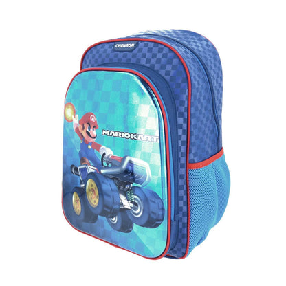 MOCHILA GRANDE CHENSON AZUL MARIO BROS MARKT MB65719-9