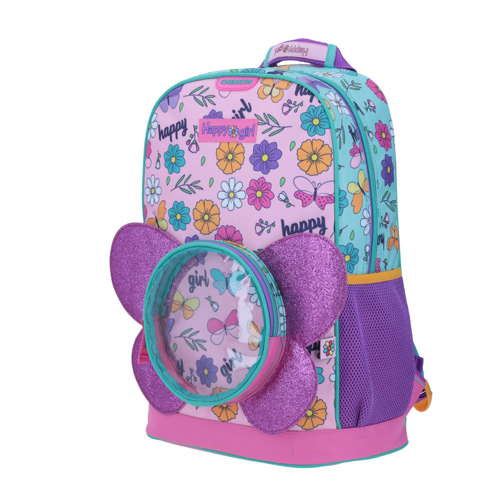 MOCHILA GRANDE CHENSON ROSA HAPPY GIRL PANKY HG65125-P