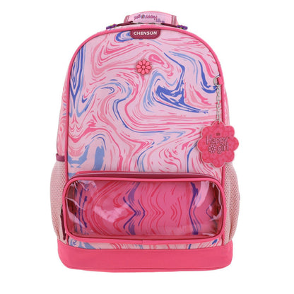 MOCHILA GRANDE CHENSON ROSA HAPPY GIRL OILY HG66268-P