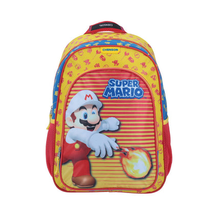 MOCHILA GRANDE CHENSON AMARILLO MARIO BROS FIREL MB64478-L