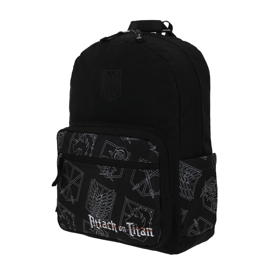 MOCHILA GRANDE CHENSON NEGRO ATTACK ON TITAN MANKE AK66242-3