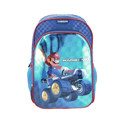 MOCHILA GRANDE CHENSON AZUL MARIO BROS MARKT MB65719-9