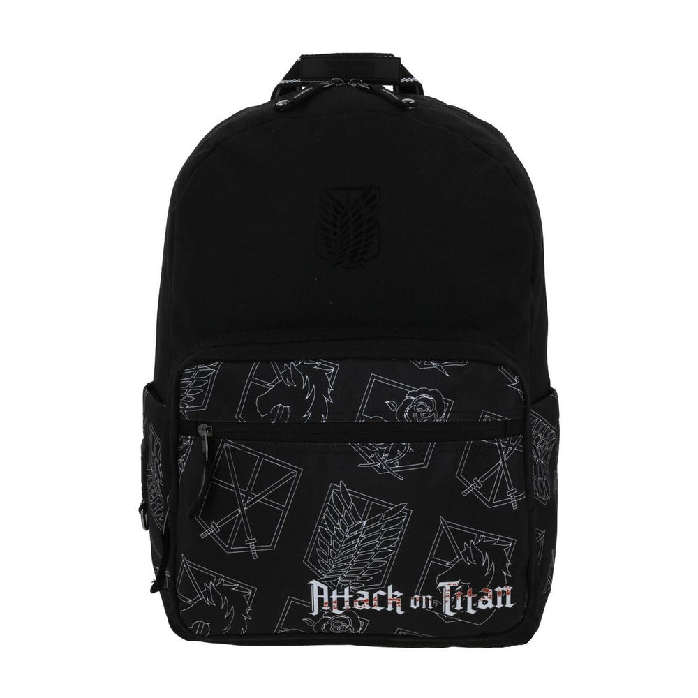 MOCHILA GRANDE CHENSON NEGRO ATTACK ON TITAN MANKE AK66242-3