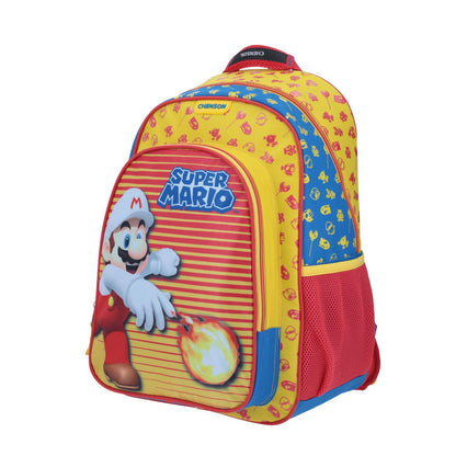 MOCHILA GRANDE CHENSON AMARILLO MARIO BROS FIREL MB64478-L