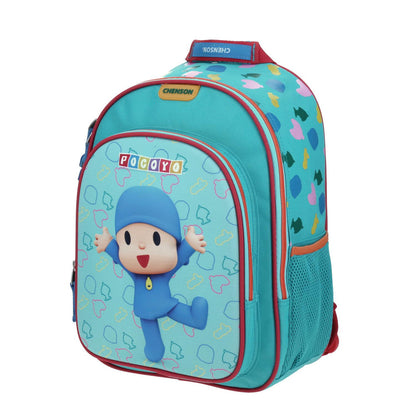 MOCHILA MEDIANA CHENSON VERDE POCOYO HAPOC PY65688-G