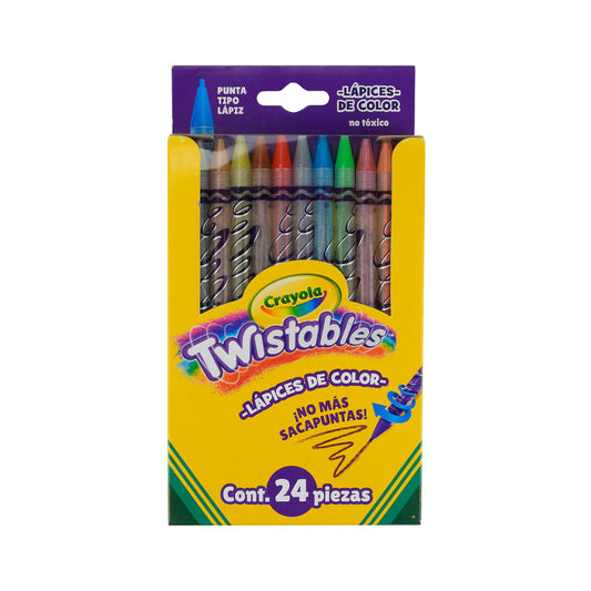 LAPICES DE COLORES TWISTABLES 24 L CRAYOLA