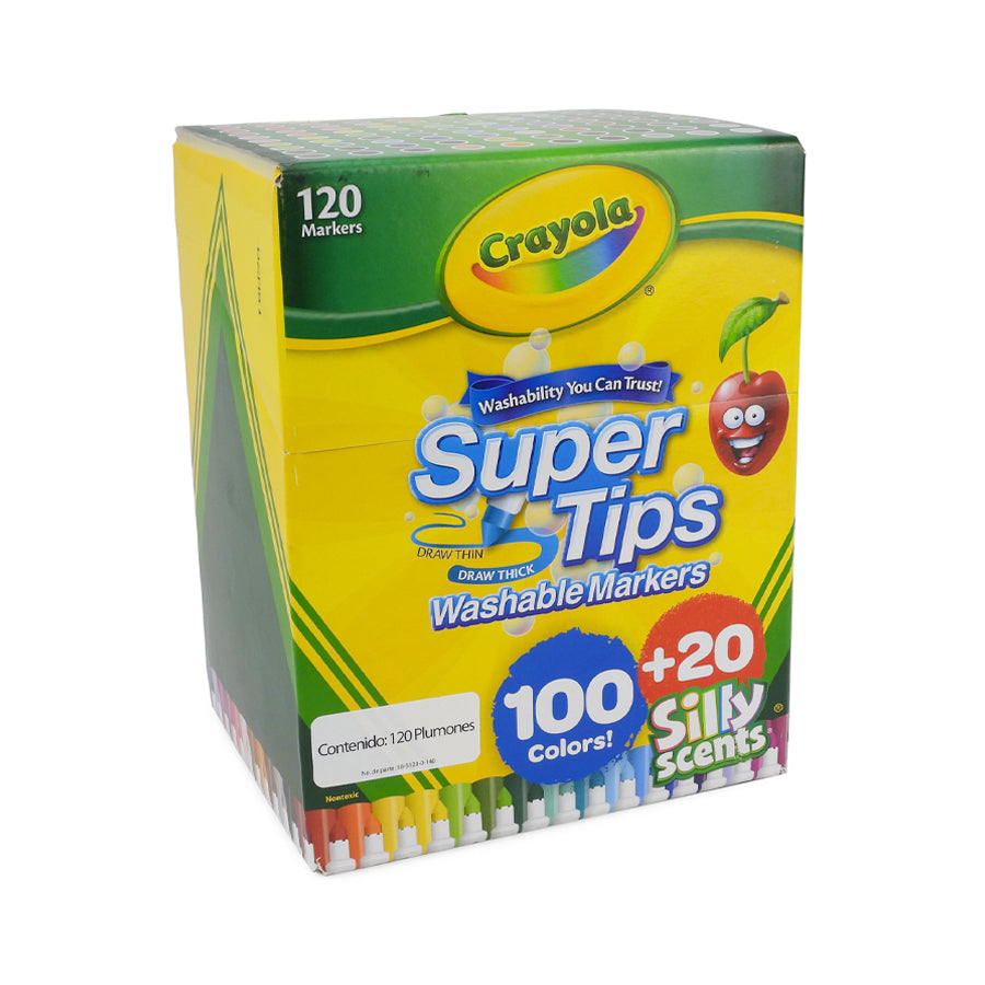 MARCADORES DE AGUA PG CRAYOLA SUPER TIPS C100 +20  PZAS