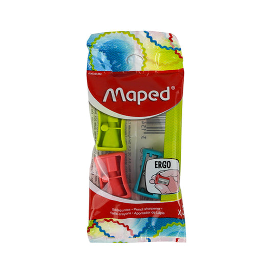 SACAPUNTAS MAPED VIVO 1 ORIFICIO 3 PIEZAS