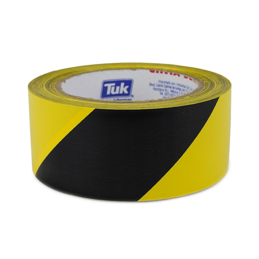 CINTA MARCAJE DE AREA TUCK AMARILLO/NEGRO 48MM X 33M