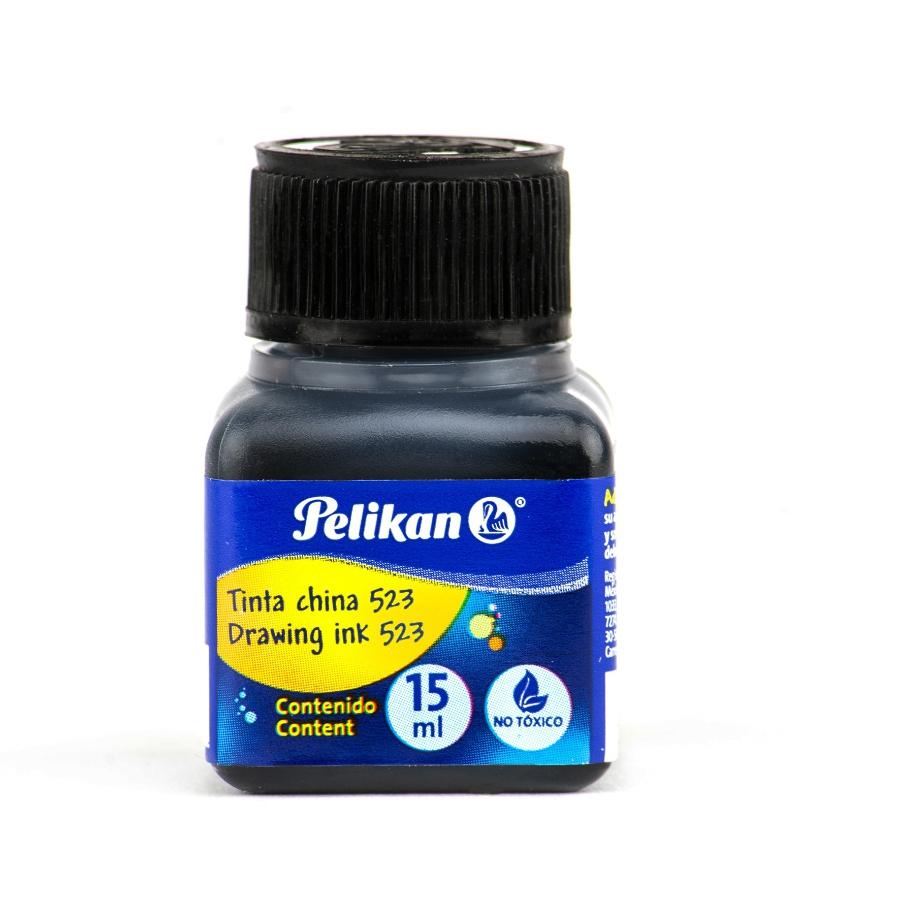 TINTA CHINA 523 PELIKAN NEGRO 15ML