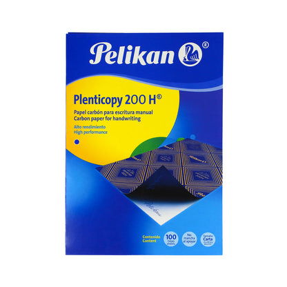 PAPEL CARBON PELIKAN AZUL T/C 100H