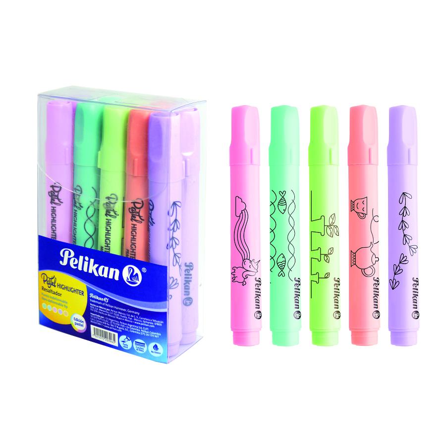 MARCATEXTO PELIKAN GR 414 COLORES PASTEL BLISTER C10 PZAS