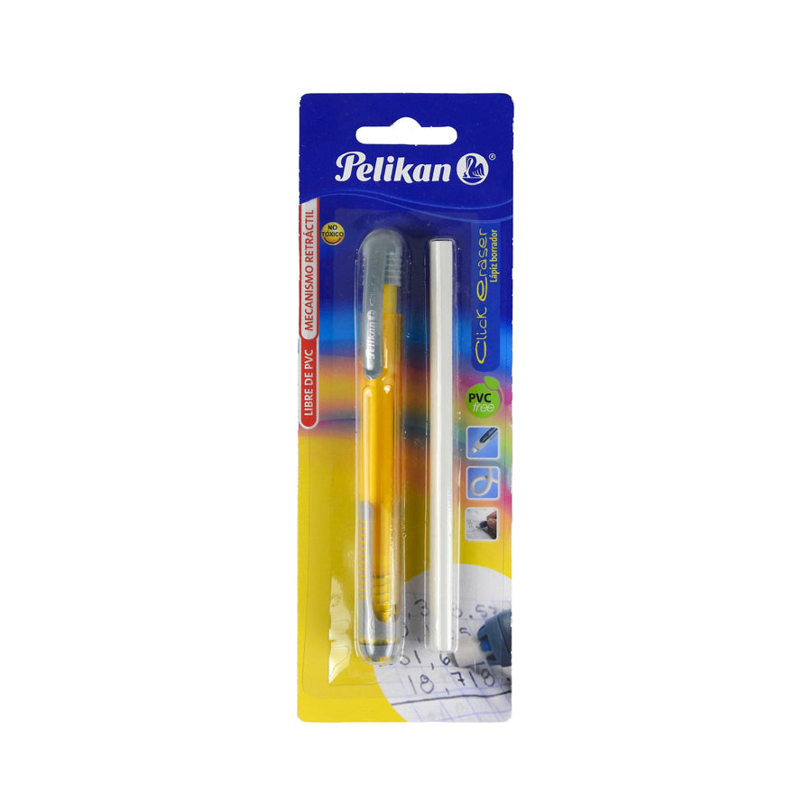 BORRADOR PELIKAN T/LAPIZ CLICK ERASE BLISTER C1 PZA