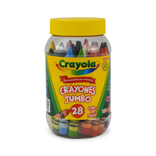 CRAYON R CRAYOLA JUMBO BOTE C28 PZAS MOD.520328