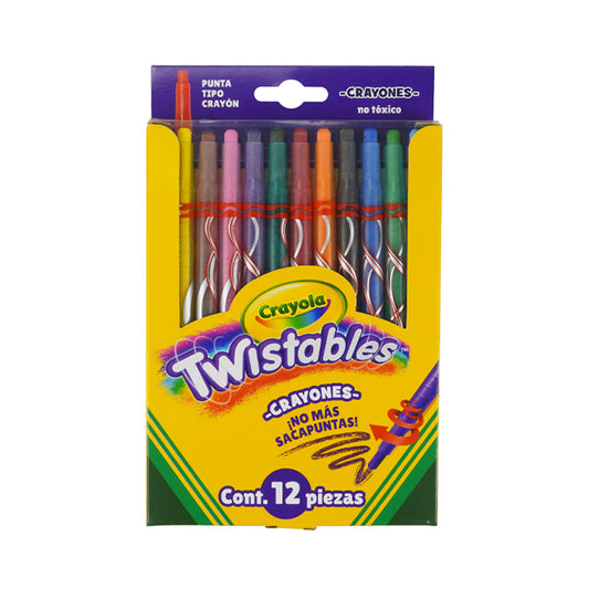 CRAYON R CRAYOLA TWISTABLES C12 PIEZAS