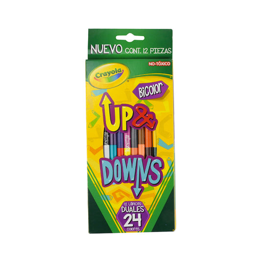 LAPICES DE COLORES R 12 DP L CRAYOLA UP & DOWNS MOD.686148