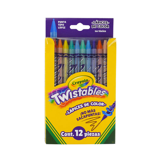 LAPICES DE COLORES TWISTABLES 12 L CRAYOLA MOD.687408